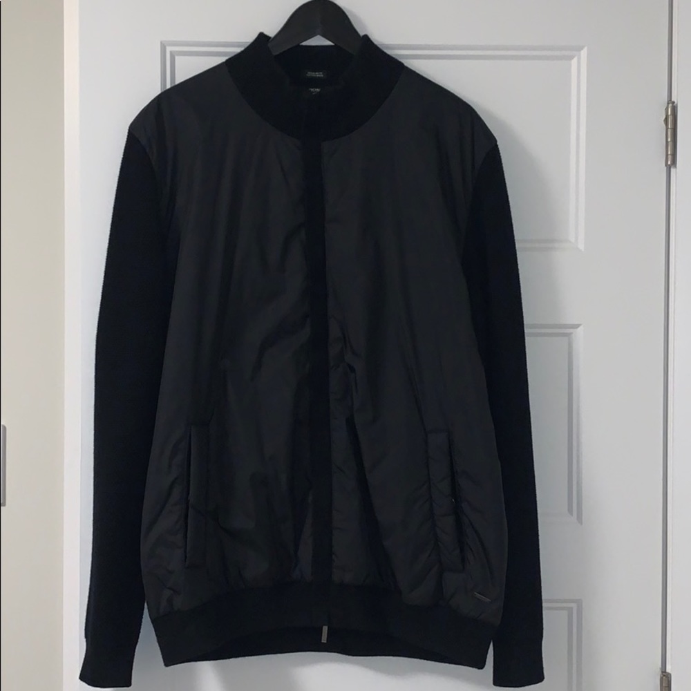 Hugo Boss Cotton-Wool Sweater Jacket
